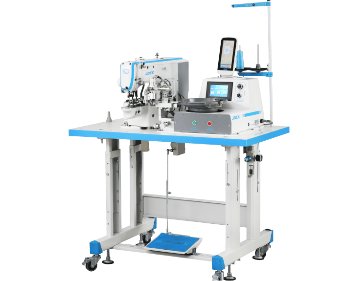 JACK Electronic Button Attaching Machine With Automatic Button Feeder 2