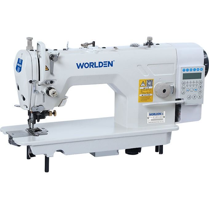 WORLDEN Full Automatic Direct Drive Single Needle Lockstitch Machine with Side Cutter